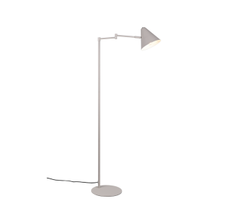 Põrandavalgusti Trio Lighting Cosima helehall E14 IP20