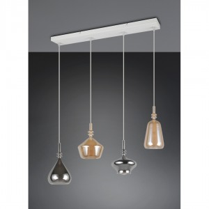 Rippvalgusti Trio Lighting Aldea 4 X E14 valge E14 IP20