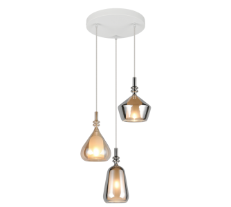 Rippvalgusti Trio Lighting Aldea 3 X E14 valge E14 IP20