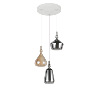 Rippvalgusti Trio Lighting Aldea 3 X E14 valge E14 IP20
