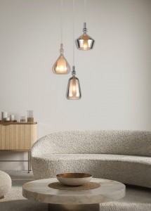 Rippvalgusti Trio Lighting Aldea 3 X E14 valge E14 IP20