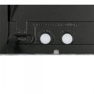 Fassaadivalgusti Trio Lighting Bilbao liikumis- ja hämaranduriga must 6W 700lm IP44 840