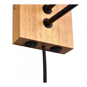 Seinavalgusti Trio Lighting Nilam E27 + 3,1 W naturaalne 230V 310lm GU10 IP20 3000K soe valge