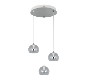 Rippvalgusti Trio Lighting Flynt 3 x 8W kroom 24W 2640lm CRI80 IP20 switch dimmer 2300K, 3000K, 4000K 3CCT