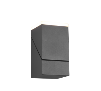 Fassaadivalgusti Trio Lighting Avon antratsiit 7W 800lm IP54 3000K soe valge