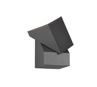 Fassaadivalgusti Trio Lighting Avon antratsiit 7W 800lm IP54 3000K soe valge