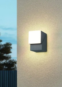 Fassaadivalgusti Trio Lighting Avon antratsiit 7W 800lm IP54 3000K soe valge