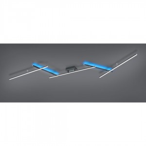 Laevalgusti Trio Lighting Arvin must 30W 2600lm CRI80 IP20 RGB + 6000K RGBW külm