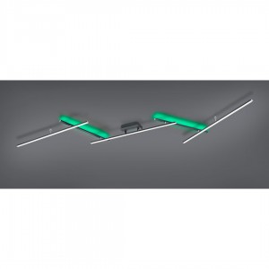 Laevalgusti Trio Lighting Arvin must 30W 2600lm CRI80 IP20 RGB + 6000K RGBW külm