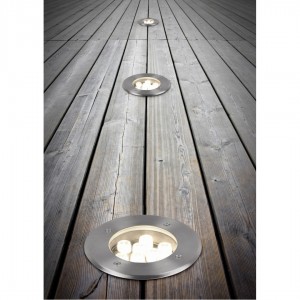 Maapinnavalgusti Trio Lighting Belaja hõbedane 230V 8W 900lm IP65 830