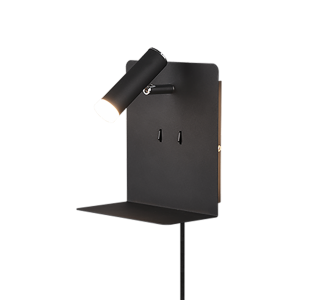 Seinavalgusti Trio Lighting Element  2 X 1,5 W + 3W (21113 copy) must 6W 500lm IP20 830