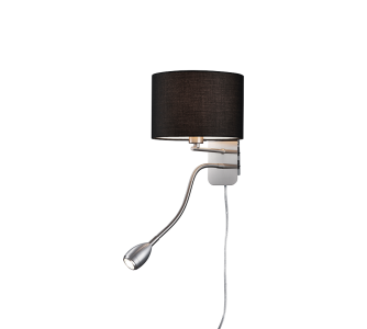 Seinavalgusti Trio Lighting Hotel E14 + 3,1 W must 230V 310lm GU10 IP20 3000K soe valge