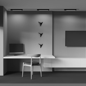 Siinivalgusti Maytoni Unity Basis Rot must 230V 24W 1540lm 110° IP20 930