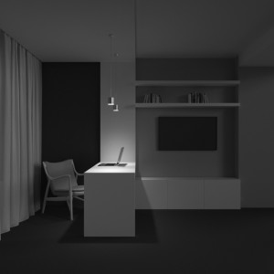 Rippvalgusti Maytoni Polar must 12W G53 IP20