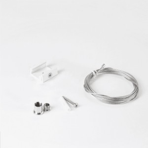 Riputustross POWERGEAR Riputuskomplekt klambriga 1.5m valge