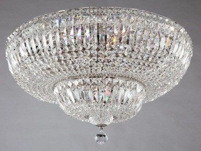 Chandelier Maytoni Basfor 16 x E14 silver round E14 IP20