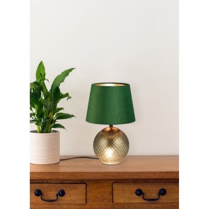 Table lamp Trio Lighting Jonna 2 X E14 green E14 3000K warm white