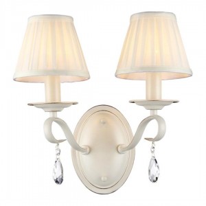 Seinävalaisin Maytoni Brionia 2 X E14 beige E14 IP54