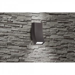 Fassaadivalgusti Trio Lighting Oka antratsiit 9W 1000lm IP54 3000K soe valge