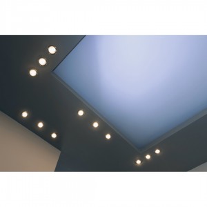 Luminaire frame Trio Lighting Jura nickel matte round IP20