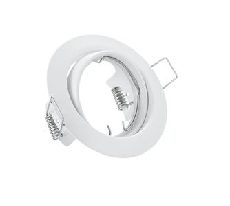 Luminaire frame Trio Lighting Jura white round IP20