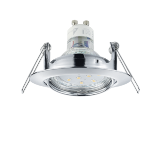 Luminaire frame Trio Lighting Jura chrome round IP20