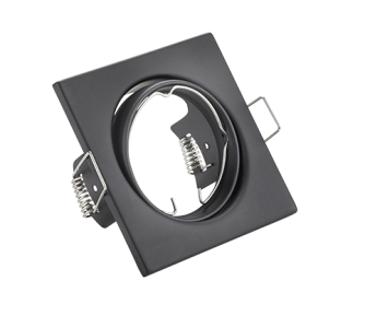 Luminaire frame Trio Lighting Jura black square IP20