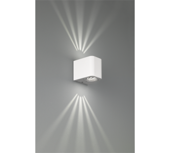 Julkisivuvalaisin Trio Lighting Bogota valkoinen 6W 520lm IP54 3000K lämmin valkoinen