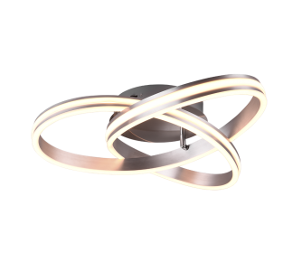 Ceiling lamp Trio Lighting Nuria nickel 58W 7000lm IP20 switch dimmer 2300K, 3000K, 4000K 3CCT