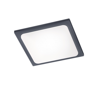 Julkisivuvalaisin Trio Lighting Trave musta 16W 2000lm IP54 3000K lämmin valkoinen