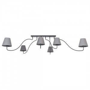 Pendant lamp Nowodvorski Lighting Swivel 6 gray