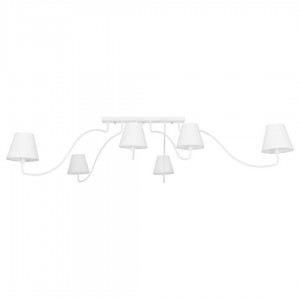 Pendant lamp Nowodvorski Lighting Swivel 6 white