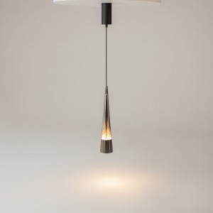 Pendant lamp Maytoni Sintesi black 12W 420lm 120° IP20 3000K warm white
