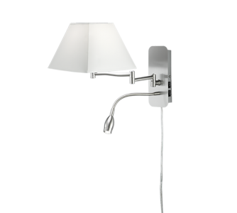 Seinavalgusti Trio Lighting Hotel E14 + 3,1 W valge 230V 310lm GU10 IP20 3000K soe valge