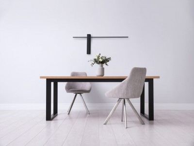 Seinävalaisin Maxlight Sabre musta 6W 420lm IP20 3000K lämmin valkoinen