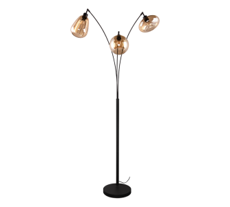 Põrandavalgusti Trio Lighting Lumina 3 amber 230V E14 IP20
