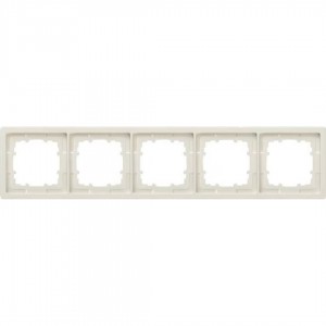 Raam SIEMENS 5-ne Delta Style valge IP20