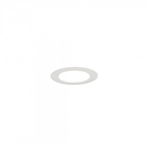 Recessed light Trio Lighting Virunga white round 6W 900lm CRI80 IP44 Dip Switch 2300K, 3000K, 4000K 3CCT