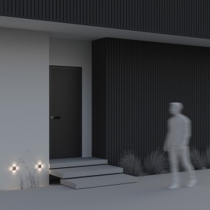 Süvistatav fassaadivalgusti Maytoni Biscotti must 3W 60lm 165° IP65 830