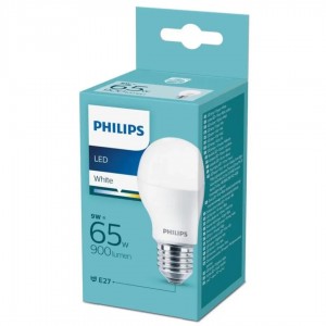 LED lamp PHILIPS LED Classic 230V 9W 900lm E27 360° 830