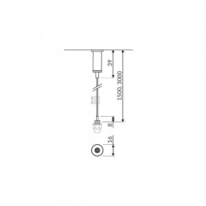 Kinnitus Kinnitustrossi kompl. 1,5m