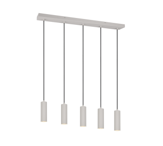 Rippvalgusti Trio Lighting Soka 5 valge 230V GU10 IP20