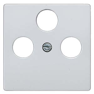 Cover plate SIEMENS i-system  TVR/SAT aluminum IP20