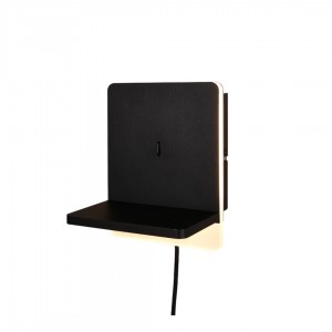 Настенный светильник Trio Lighting Fairfield черный 9W 950lm IP20 switch dimmer 3000K теплый белый