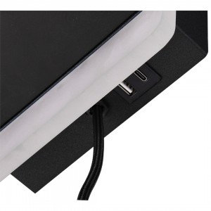 Настенный светильник Trio Lighting Fairfield черный 9W 950lm IP20 switch dimmer 3000K теплый белый