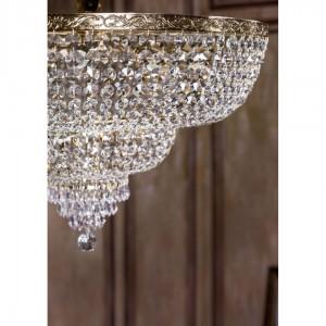 Kattokruunu Maytoni Palace kultainen 60W E27 IP20