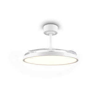 Ceiling light–fan Trio Lighting Kasfjord white 30W 3700lm IP20 2700K-6500K warm + cold  white