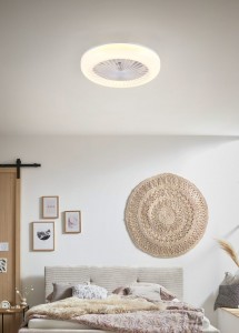 Ceiling light–fan Trio Lighting Mora white 13W 1400lm IP20 2700K-6500K warm + cold  white