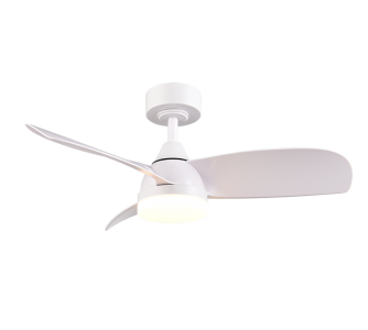 Ceiling light–fan Trio Lighting Helsinki white 20W 2500lm IP20 2700K-6500K warm + cold  white
