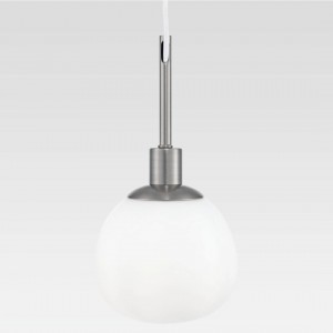 Pendant lamp Maytoni Erich nickel / white 40W E14 IP20